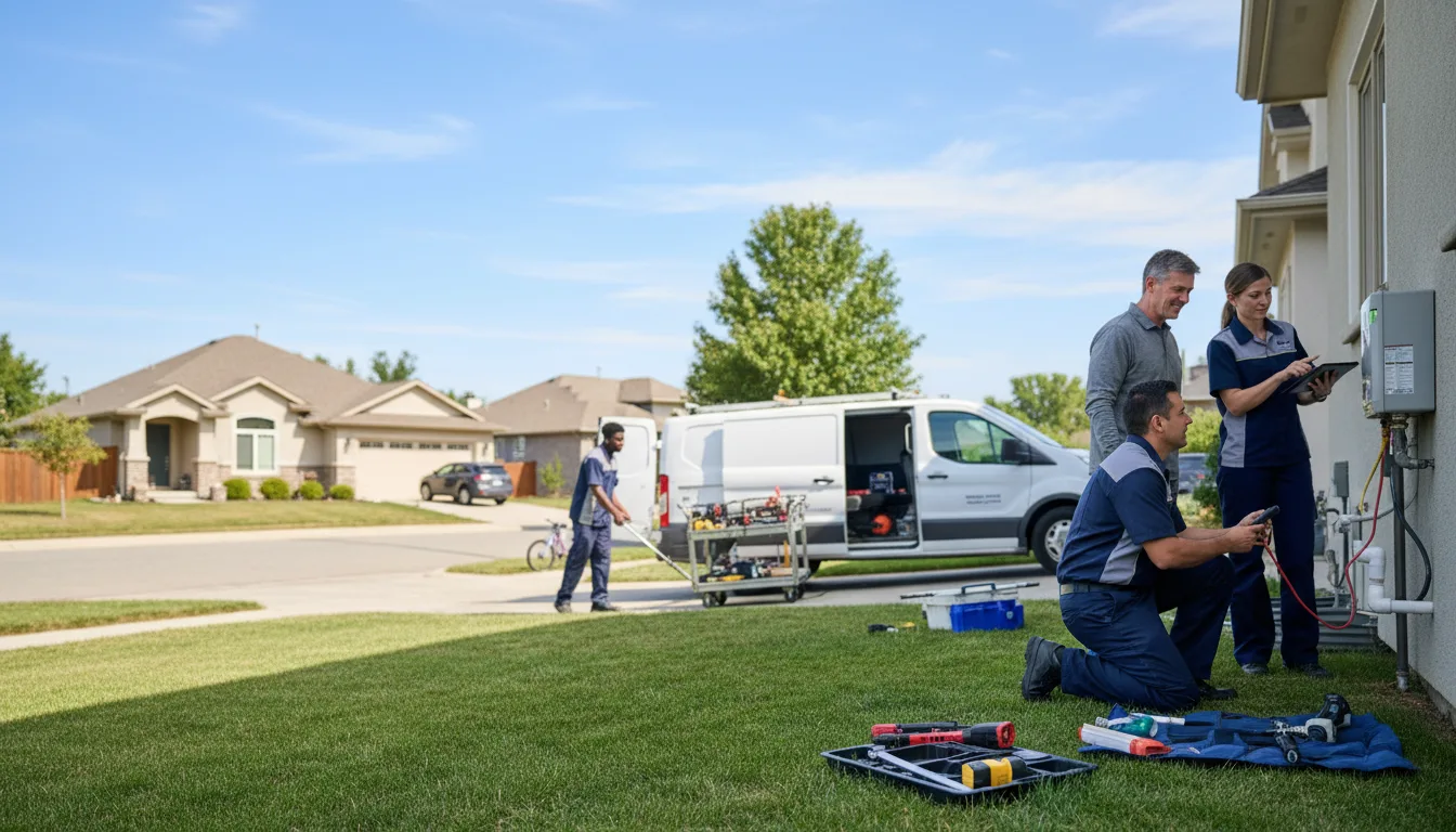 Tankless water heater service in Powhattan, KS